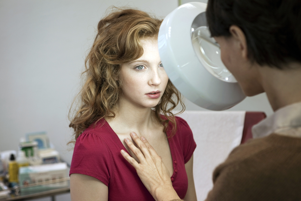 What screening is done for skin cancer?